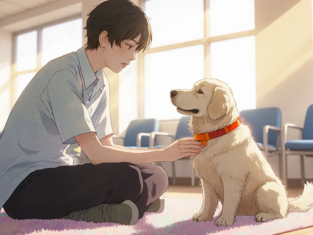 Pet Therapy Benefits for Relapsing-Remitting Disease Patients