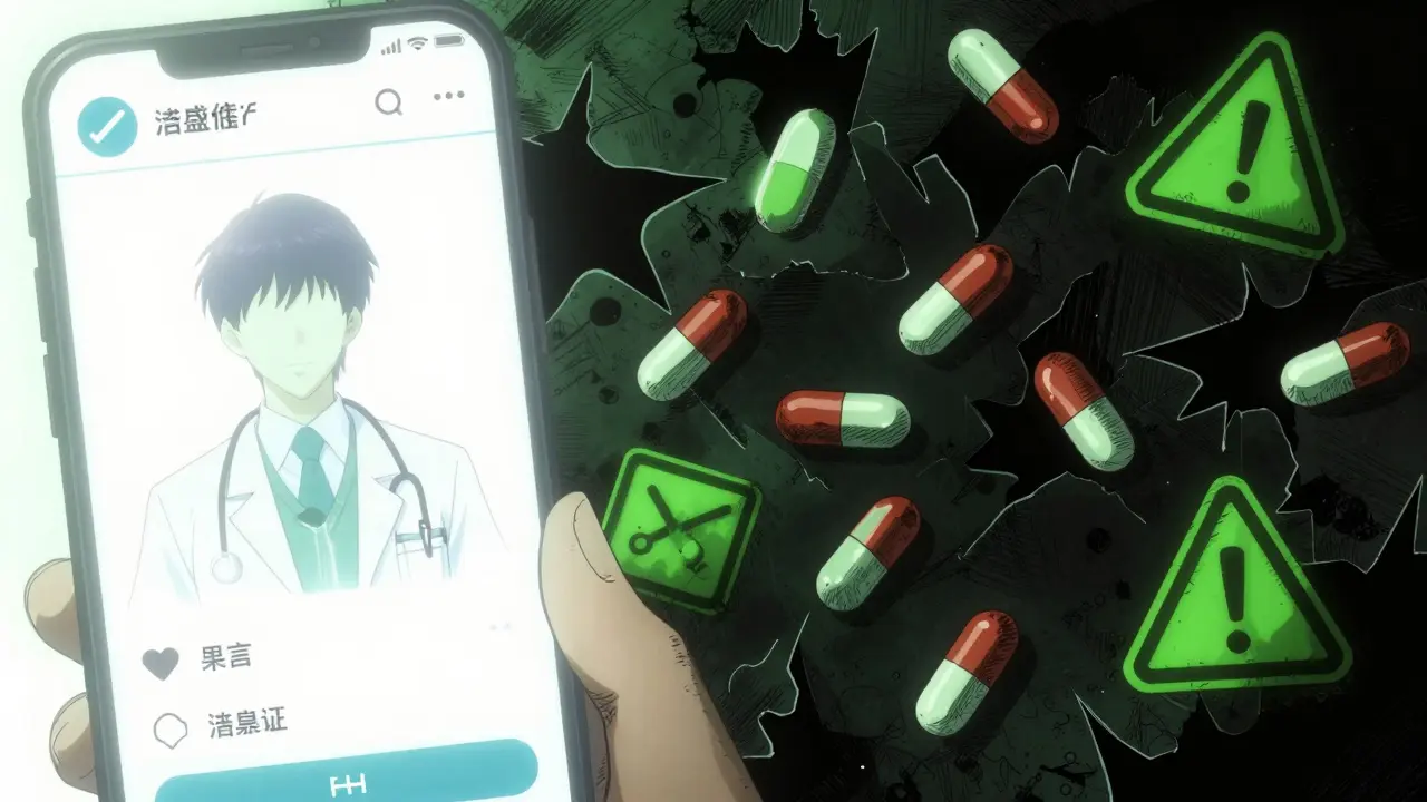 Anime style: Contrast between safe apps and scams