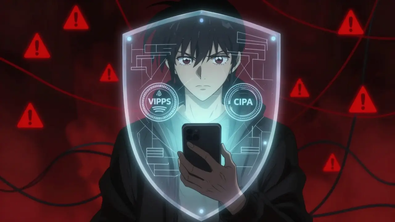 Holographic shield protecting a user from digital pharmacy scams